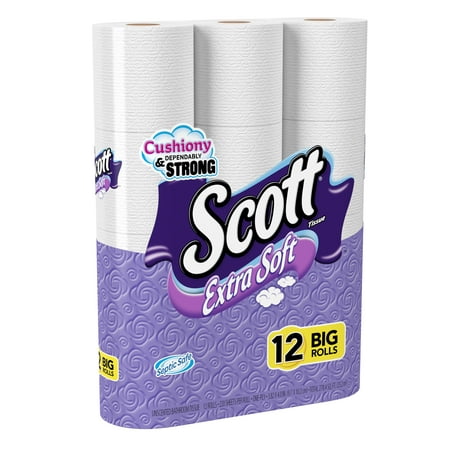Scott Toilet Paper, Extra Soft,12 Big Rolls