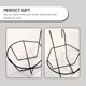 thumbnail image 4 of unbranded 2Ud Estante Colgante De De Hierro Negro Para Interior Y Exterior Con Capacidad, 4 of 8