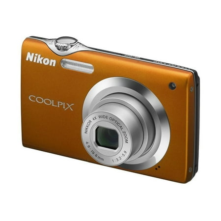 Nikon Coolpix S3000 - Digital camera - compact - 12.0 MP - 4x optical zoom - orange
