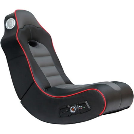 X Rocker Surge 2 1 Gaming Chair Rocker With Bluetooth Black Red