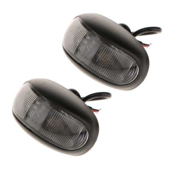 Luz LED de marcador lateral de camión,Lámpara de marcadores de liquidación de camiones de remolque,Luz trasera de marcador lateral de señal ,Luz de freno de luz trasera,Autobús Yotijar Luz LED de marcador lateral de camión