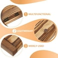 thumbnail image 3 of HEANUJJ Prevent Accidental Toggling Switch Cover Wooden Light Switch Plate For Parents 1Set, 3 of 6