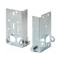 Prime-Line GD 52197 Bottom Lifting Garage Door Brackets, Fits 7/16 In. Diameter Roller Stems, 1 Set - Quantity 6