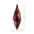 thumbnail image 7 of Vickerman 8" Coral Matte Swirl Finial Ornament, Pack of 6, 7 of 7