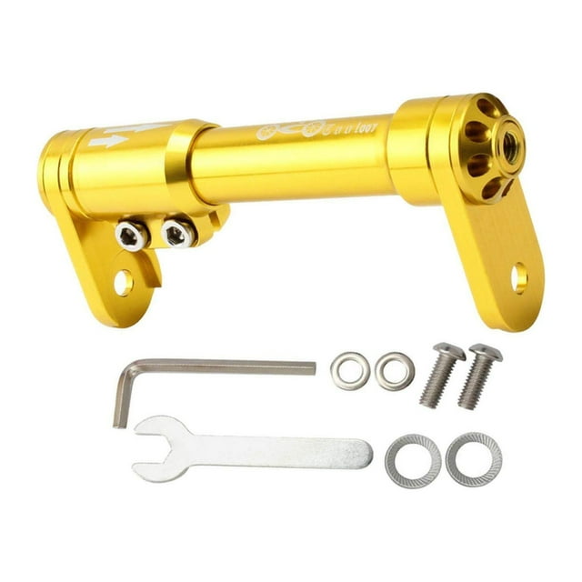 Folding Bike Easy Wheel Extension Rod Walking Rod Transporting Transport Parts Golden
