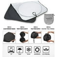 thumbnail image 4 of Car Windshield Sun Shade - UV Blocking & Heat Resistant, Universal Foldable Car Sun Shade for Car/SUV/Truck, Easy to Storage and Keep Car Cooler, 63" x 33.9", 4 of 7