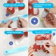 thumbnail image 7 of Sous Vide Bags 28Pcs, BPA Free Reusable, with Air Valve, Double-Layered Food Storage for Cooking, Food Storage, and Microwave Heating. 3 Size 21 Vacuum Zipper Bags, 2 Seal Clips, and 5 Air Valves., 7 of 7