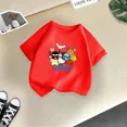 thumbnail image 3 of Camiseta de verano de Hello Kitty para niños y niñas, camiseta creativa con estampado informal de calle, moda Y2K, cuello redondo, camiseta de dibujos animados para bebés y niños, 3 of 5