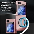thumbnail image 3 of Compatible Samsung Galaxy Z Flip 5 Case 5G Magnetic,Slim Smooth Cover with Camera & Screen Protection Shockproof Protective Galaxy Flip 5 Case Compatible with Magsafe,Samsung Z Flip 5 Case Pink, 3 of 13