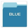 thumbnail image 5 of "Colored File Folders, 1/3-Cut Tabs, Letter Size, Blue/light Blue, 100/box | Bundle of 5 Boxes", 5 of 7