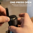thumbnail image 2 of One Button Automatic Bottle Opener,Labor Saving Portable Tool For Home And Bar,Quick Press Cap Removal,Compact Lightweight Design,Robust Construction,Novel Stylish Gadget For Picnics Or Parties, 2 of 4