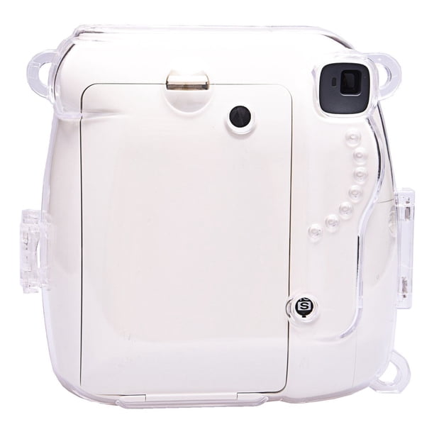 instax mini8本体・カバー・フィルム付 Fujifilm Instax Mini 8/9 Clear Hard Plastic Case with Adjustable