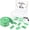 Green, variant on Jointown Enter to Win Raffle Ticket Box with 500 Raffle Ticket Double Roll and Slot Clear Acrylic Donation Box with Lock 6.3" x 4.7" x 3.9" Ballot Holder with 2 Keys for Game Suggestion(Green)