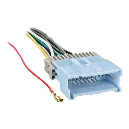 Metra - Radio Wire Harness Adapter for Select Chevrolet and Pontiac Vehicles - Multicolor