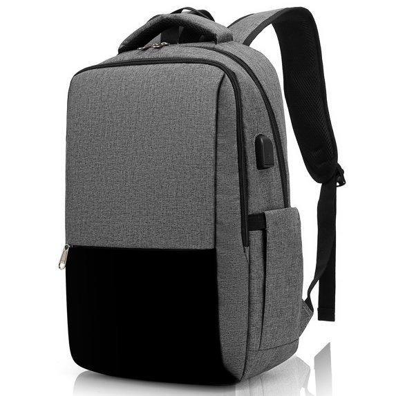 Laptop Backpack with Anti-Theft Ring.15.6 inch Notebook Computer Knapsack with USB Port, Men's Waterproof Backpack for School,Work or Travel