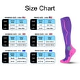 thumbnail image 3 of One opening Men Women Compression Anti-Odor Knee High Stockings for Running Flight Travel Cycling, 3 of 7
