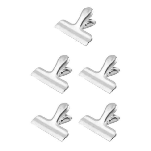 Guardoinrt 1/2/3/5 10pcs Secure Fixation With Durable Stainless Steel Spring Clip Multi-functional silver 5PCS