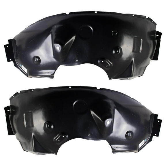 TRQ Inner Fender Liner Set Fits Select 2008-2010 Ford F-250 Super Duty F-350 Super Duty FO1248147 FO1249135