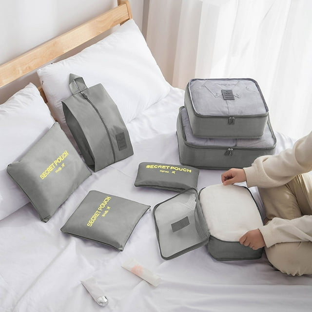 Travel Travel Clothing Sorting And Storage Bag Portable Large Capacity Luggage Classification 7 Piece Storage Bag