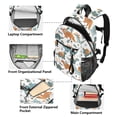 thumbnail image 5 of JIALIOU 14" Laptop Backpack Waterproof Airline Approved Stylish Casual Daypack for Travel Business College Work, Cartoon Dinosaurs Leaves, 5 of 8