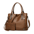thumbnail image 1 of Bolsas Xtellar para Mujer de Cuero Pu Bandoleras para Mujer de Moda Color Marrón, 1 of 4