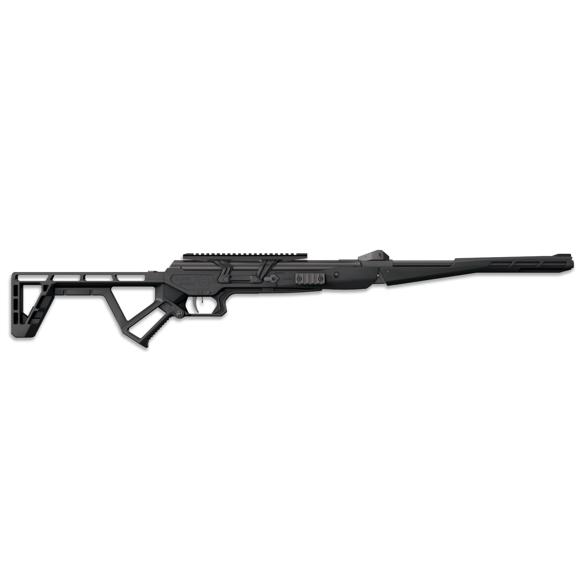 Black Bunker BM8 .177 Caliber Pellet Breakbarrel Air Rifle with Accessory Case - Black