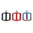 thumbnail image 3 of Eigraketly Pedales de plataforma de bicicleta de 2 piezas con rodamiento sellado, buen agarre, Pedal de ciclismo impermeable, piezas de repuesto Ciclismo Rojo Eigraketly OD027346-02, 3 of 6