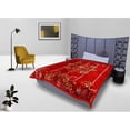 thumbnail image 3 of RIAN Super Soft 8kg Floral Design Blanket for Double Bed (Multi Color) Fest Red, 3 of 5