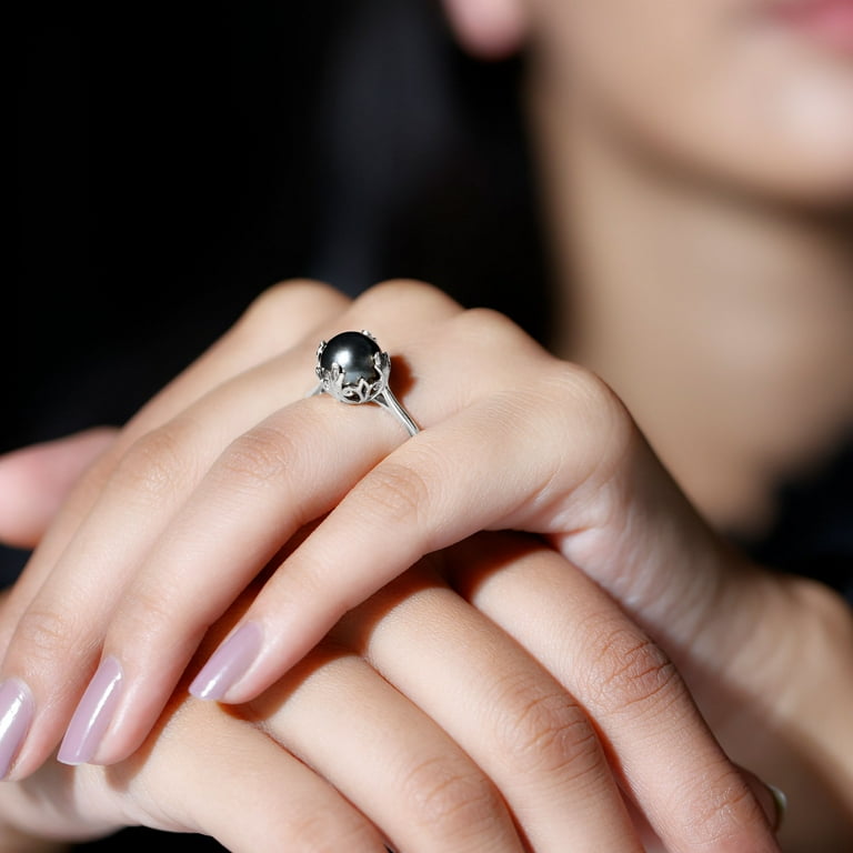 Pearl june sale birthstone rings