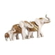 thumbnail image 1 of Colección de obras de arte de estatuillas y estatuas de elefantes creativos, esculturas decorativas de animales Familia, 1 of 9