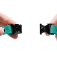 thumbnail image 4 of Collar para perros Educator Quick Snap Bungee Biothane Teal 3/4, 4 of 7