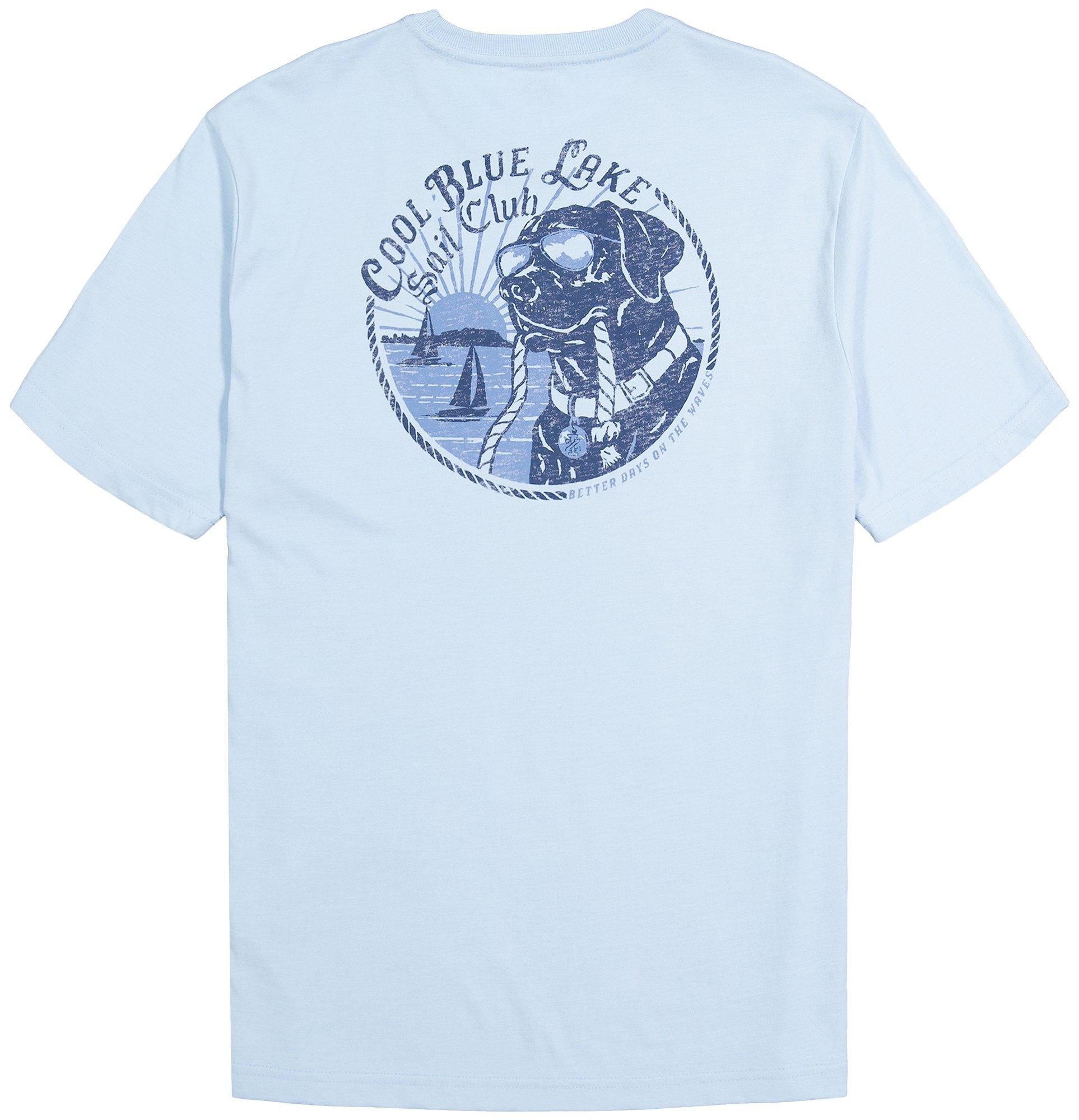Lake Graphic Tee, Cool Blue T-Shirt