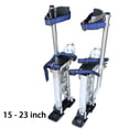 thumbnail image 4 of Drywall Stilts 15-23" Grade Adjustable Auminum Tool Stilt Silver for Painting Cleaning, 4 of 6