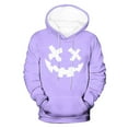 thumbnail image 4 of WXLWZYWL Funny Halloween Hoodies for Men Bat Design Shirt for Men with Pocket Drawstring Sweatshirt Hooded Costumes Pullover Tops Plus Size, 4 of 5