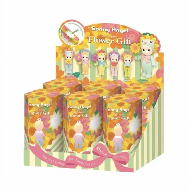 Serie de flores y ángeles de Anime Sonny, juguetes para niños, figuras de la serie Angel Girls Candy House, juguetes de moda, decoraciones para autos, regalos de Navidad