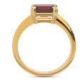 thumbnail image 4 of 2.50 Carat Emerald Cut Simulated Garnet Gemstone Stunning Ring Perfect for Birthday Gift Solid 14K Yellow Gold Size 9 by Diamond-Capitals, 4 of 8