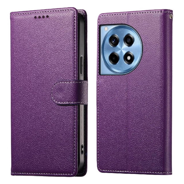 Funda para FOXDOCK OnePlus 12R– Cuero Premium, 3 ranuras para tarjetas, Protección contra impactos