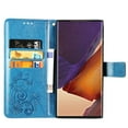 thumbnail image 3 of Allytech Galaxy Note 20 Ultra Wallet Case, Premium PU Leather Folding Stand Shockproof Anti-scratch Credit Cards Holder Wallet Case TPU Back Cover for Samsung Galaxy Note 20 Ultra, Blue, 3 of 15