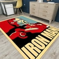 thumbnail image 4 of Dreammotif Pop Art Ironman Rug, Modern Area Rug, Colorful Living Room Decor, Game Room, Bedroom Decor For Teens, Big Rugs For Bedroom, 4 of 8