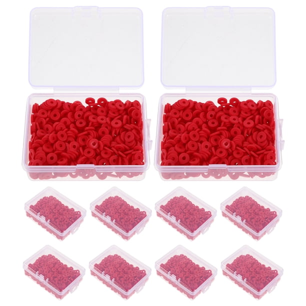 Kit para hacer pulseras con 10 cuentas de arcilla polimérica planas de la amistad. Kit para hacer joyas, manualidades y manualidades.