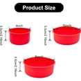 thumbnail image 2 of Round Cake Pans Silicone Molds for Baking, Red, Set of 3, Cheese Cakes, Bread, Non-Stick Reusable Cake Pan for Baking Layer Cake Cheese Rainbow Chiffon Cake (4 Inch, 6 Inch, 8 Inch), 2 of 5