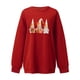 thumbnail image 3 of Blusa holgada de manga larga con estampado de otoño para mujer, suéter informal con cuello redondo, Tops, sudadera Fridja  fjkfkj7176, 3 of 4