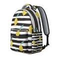 thumbnail image 2 of Stylish Lemon Backpack for School - Durable Bookbag with Laptop Sleeve for Teens & College Students, Roomy Campus Rucksack, Lightweight Carry Bag for High School & University, Cute Citrus Gift, 2 of 6