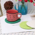 thumbnail image 4 of Algodón Cuerda Taza Almohadilla Delicada Hermosa Práctica Decorativa Duradera Posavasos Mesa De Madera Algodón Tejido Redondo Aislamiento Térmico Taza Almohadilla Estera Bebida Posavasos 6 Piezas Cateissary HA025362-03, 4 of 6