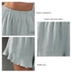 thumbnail image 1 of Pantalones cortos casuales de mujer Verano con dobladillo con volantes Algodón Lino Sólido ANGGREK  Otros, 1 of 6