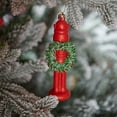 thumbnail image 3 of Miluhome 5.7’‘ Christmas Ornament Tree Decoration 5pcs Red Nutcrackers with Wreath Wall Door Xmas Decor, 3 of 5