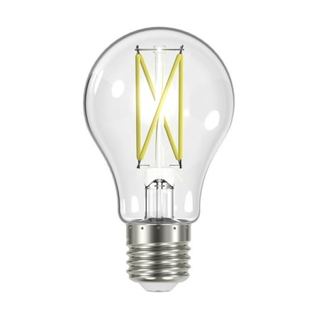 

Satco Lighting S12418 Single 8 Watt Vintage Edison Dimmable A19 Medium (E26) Led Bulb -