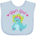 thumbnail image 3 of Inktastic Gigi's Girl dinosaur Girls Baby Bib, 3 of 4