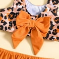thumbnail image 6 of TAIAOJING Toddler Baby Girls Bikini Set Summer Bowknot Leopard Printed Ruffles Two Piece Swimsuit Bikini Swimwear 18-24 Months, 6 of 6