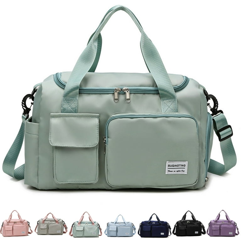 Women Nylon Foldable Gym Bags Large Capacity Fitness Travel Bag Yoga  Outdoor Workout Portable Travel Storage Bag
